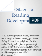 Five Stages of Reading Development