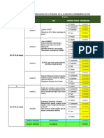 Cronograma Actividades - INFORMATICA II-2020-1 Salazar 05-05-2020