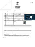 GST Registration Certificate for Ashima Paper Products