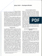 2004 - Corbett - Epithermal and Porphyry Gold Geological Models