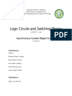 Logic Circuits and Switching Theory: Asynchronous Counter (Ripple Counter)
