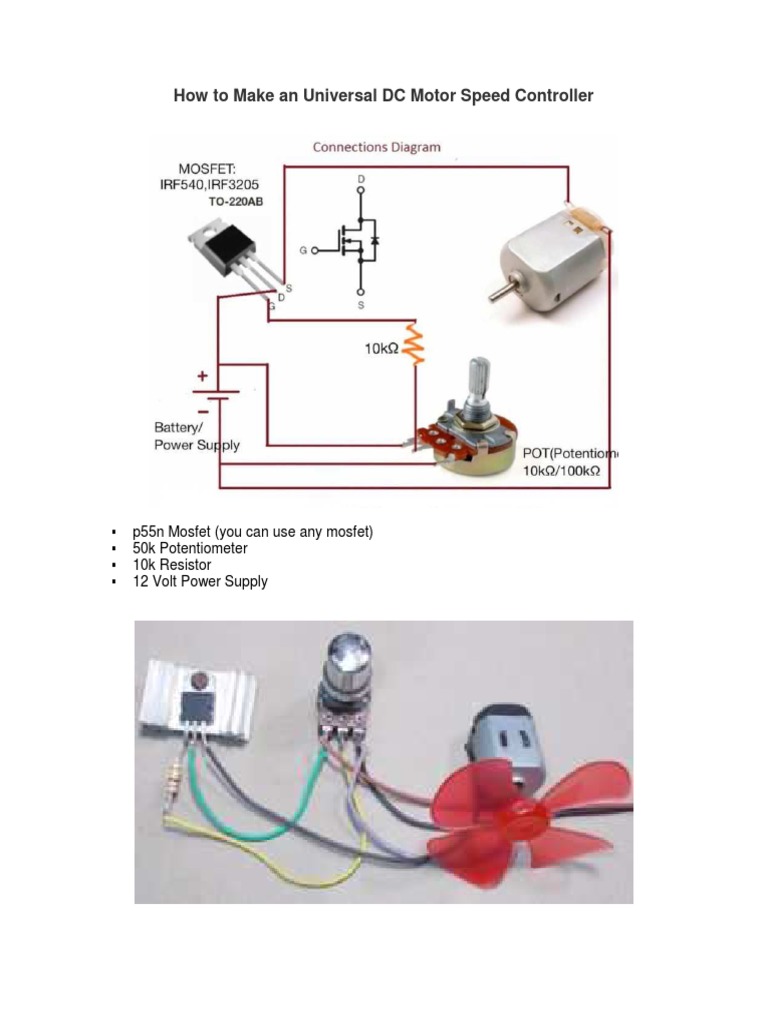 DC Motor Speed Controller | PDF
