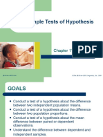 Two-Sample Tests of Hypothesis: ©the Mcgraw-Hill Companies, Inc. 2008 Mcgraw-Hill/Irwin