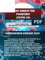 Fight Amidst The Pandemic (COVID-19) : Roque, Chelsea Danish T. BSBA FINMAN-BA 2 / 9359 CFE 104 / 10:00-11:00AM MWF