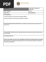 12.3 - Segment Addition Lesson Plan