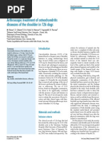 Download Arthroscopic Treatment of Osteochodritis Dissecans of the Shoulder in 126 Dogs by Renee Anderson Krebs SN46224782 doc pdf