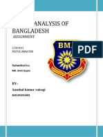 Pestle Analysis of Bangladesh: Assignment