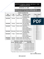 AIIMS Delhi exam schedule May 2020 for MD MS courses