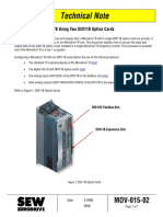 Technical Note: Operating A Movidrive B Using Two DIO11B Option Cards