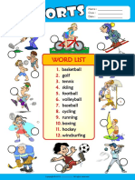 sports esl vocabulary number the pictures worksheet for kids.pdf