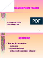 Cosmetica Corporal y Facial