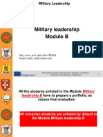 Military Leadership Portfolio Instructions