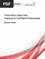 Trend Micro Apex One Training For Certified Professionals Student Guide Pdf Active Directory Malware