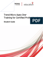 Trend Micro Apex One Training For Certified Professionals - Student Guide PDF