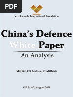 China S Defence White Paper An Analysis