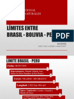 Límites Entre Bolivia Peru y Brasil