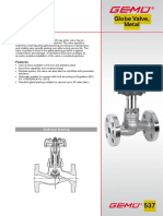 Gemu-Globe Valve Manual - 537