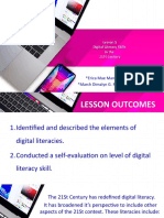 Bsed 2B: Lesson 5 Digital Literacy Skills in The 21St Century