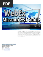 Download WebEx Missouri ST Guide - 2011 by Video Communications Center SN46226384 doc pdf