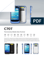 C70 Thermometry Mobile Data Terminal