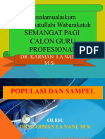 Materi Ke-Enam Populasi Dan Sampel