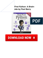 (PDF) Head First Python: A Brain-Friendly Guide by Paul Barry