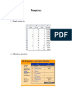 Templates: Comparative System