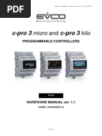 C-Pro 3 Micro and C-Pro 3 Kilo: Programmable Controllers