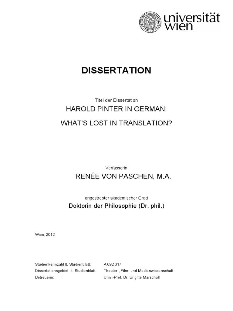 Harold Pinter in German PDF | PDF, image size:768x1024