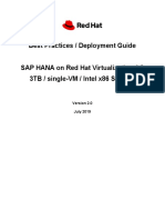 Best Practices / Deployment Guide SAP HANA On Red Hat Virtualization 4.2 3TB / single-VM / Intel x86 Skylake