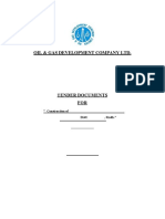 Oil & Gas Development Company LTD.: Tenderdocuments FOR