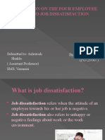 Presentation On The Four Employee Responses To Job Dissatisfaction