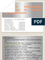 Use of Information Technology in Income Tax department (ppt).pptx