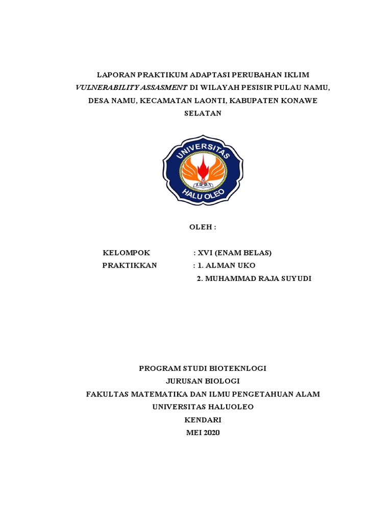 Laporan Praktikum Adaptasi Perubahan Iklim | PDF
