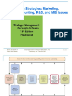 Implementing Strategies: Marketing, Finance/Accounting, R&D, and MIS Issues