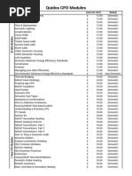 Quidos CPD Modules