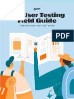 The User Testing Field Guide