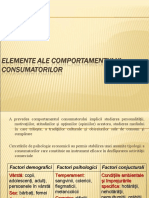 Elemente Ale Comportamentului Consumator