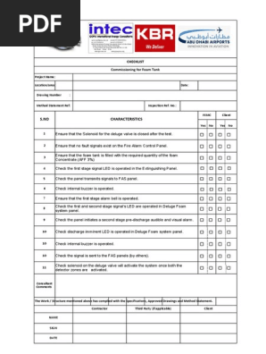 Checklist