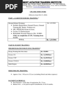 GATI CPL  Fee Structure effective  15th Feb '20