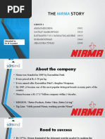 THE NIRMA STORY - Group 1