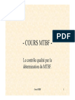 Cours MTBF