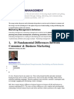1, 10 Fundamental Differences Between Consumer & Business Marketing