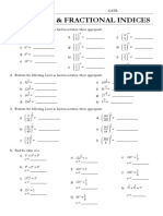 5.4B Fraction Indices + Negative Indices (Ans)