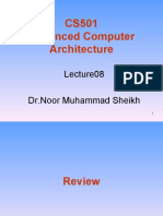 CS501 Advanced Computer Architecture: DR - Noor Muhammad Sheikh