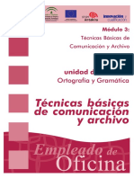 Técnicas básicas de comunicación y archivo