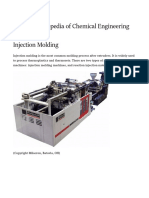 Visual Encyclopedia of Chemical Engineering Injection Molding
