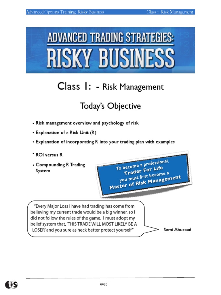 Mastering Risk Management in Trading | PDF | Risk | Return On Investment