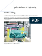 Visual Encyclopedia of Chemical Engineering Powder Coating