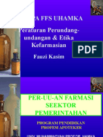 07 Regulasi, Pelaksanaan Dan Pengawasan Farmasi - Sektor Pemerintah